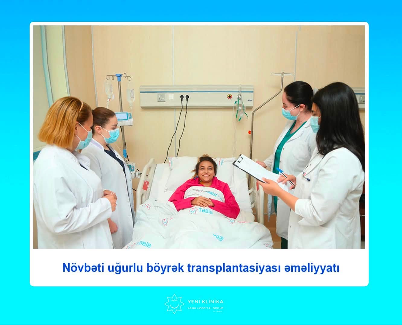Növbəti uğurlu böyrək transplantasiyası əməliyyatı