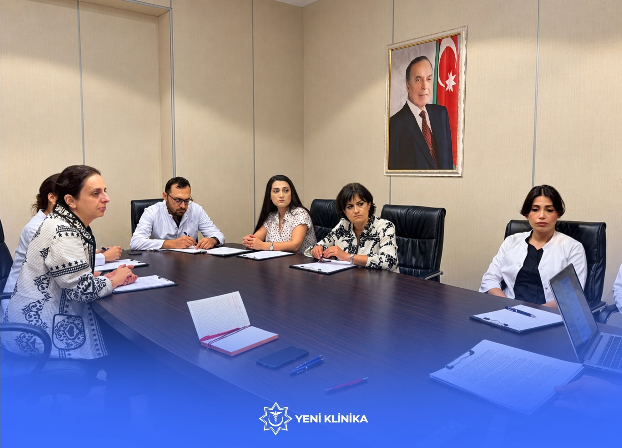 Yeni Klinikada ABADD rəhbərliyi ilə canlı tibbi konsilium keçirilib